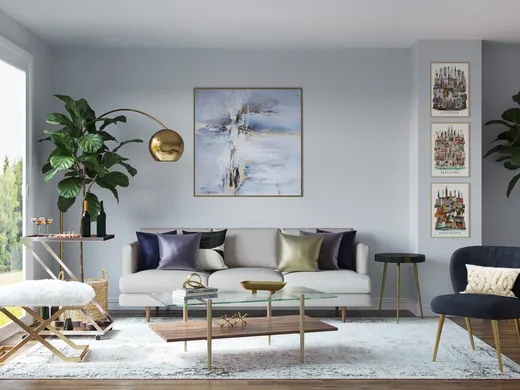 Living Room · Eclectic designed by Ghianella
