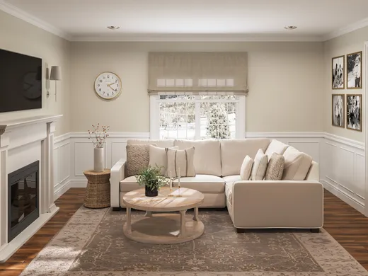 Living Room · Contemporary designed by Sarah