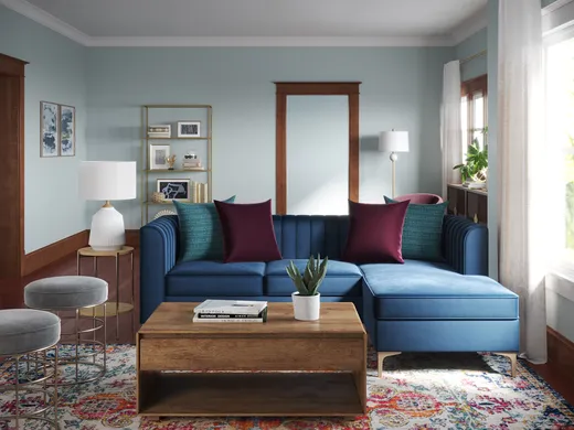 Living Room · Contemporary designed by Megan