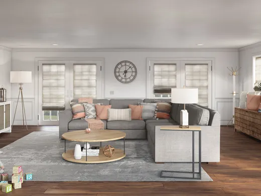 Living Room · Glam designed by Dezirae