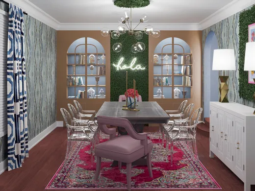 Dining Room · Eclectic designed by Annie