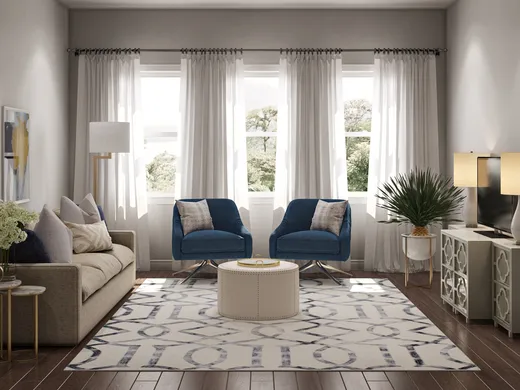 Living Room · Eclectic designed by Brianna