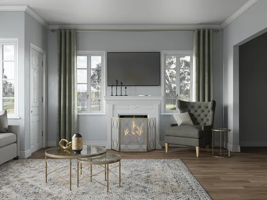Living Room · Contemporary designed by James
