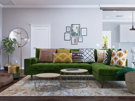 Living Room · Eclectic designed by Lena