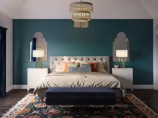 Bedroom · Eclectic designed by Aleena