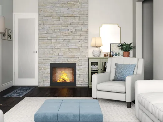 Living Room · Coastal designed by Tara