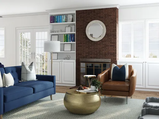 Living Room · Coastal designed by Erin