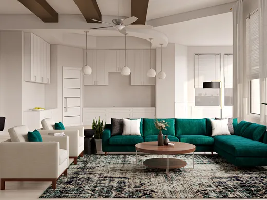 Living Room · Eclectic designed by Anny