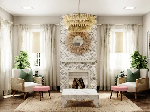Living Room · Eclectic designed by Sandra