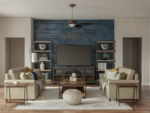 Living Room · Coastal designed by Emily