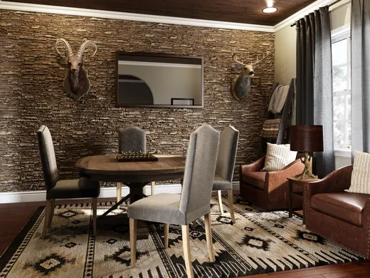 Living Room · Farmhouse designed by Lisa
