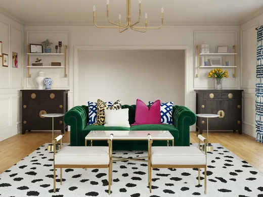 Living Room · Glam designed by Chanel