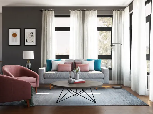 Living Room · Modern designed by Areeba