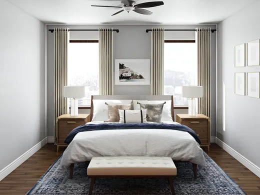 Bedroom · Midcentury Modern designed by Lydia