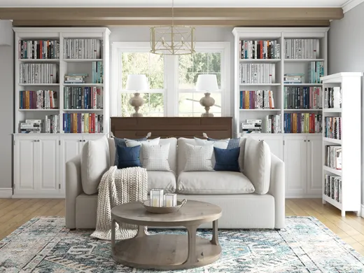 Living Room · Contemporary designed by Rebecca