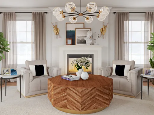 Living Room · Modern designed by Kacey