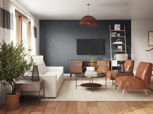 Living Room · Contemporary designed by Melissa