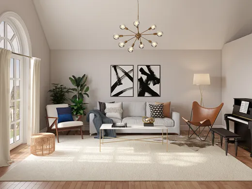 Living Room · Modern designed by Kheirieh