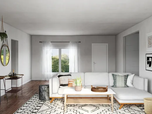 Living Room · Eclectic designed by Wendy
