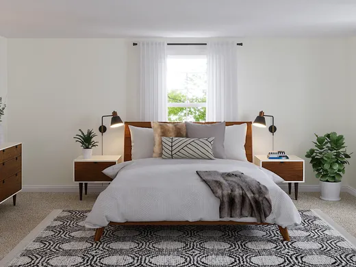 Bedroom · Midcentury Modern designed by Ella
