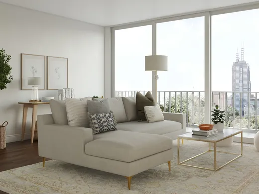 Living Room · Contemporary designed by Mary