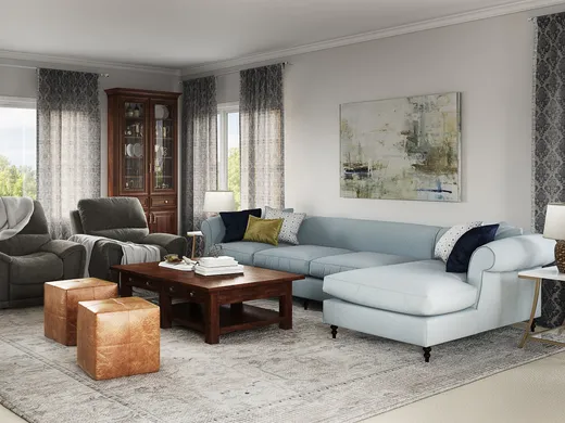 Living Room · Coastal designed by Yoseika