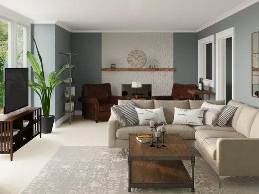 Living Room · Farmhouse designed by Nicole