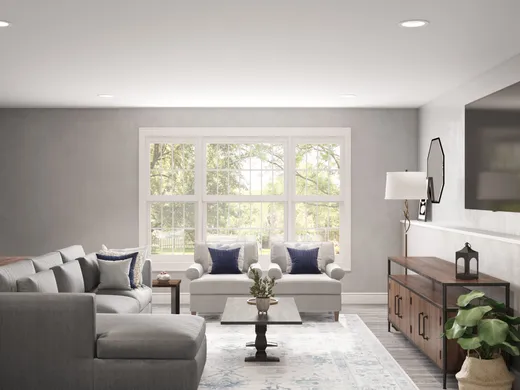 Living Room · Farmhouse designed by Laura
