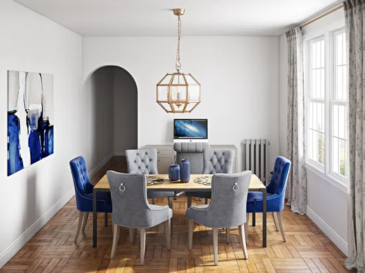 Dining Room · Contemporary designed by Erin