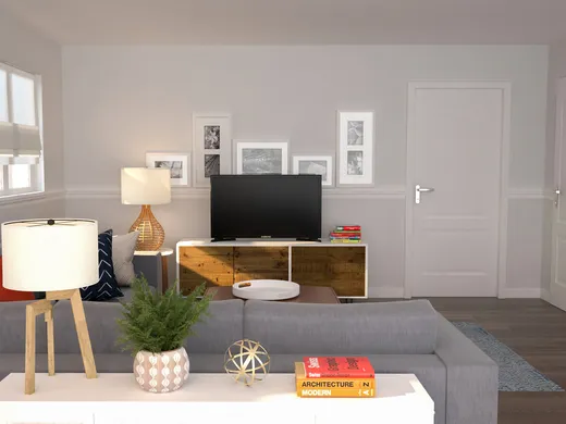Living Room · Contemporary designed by Amanda