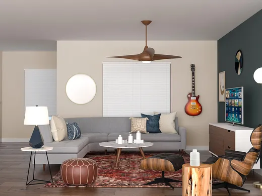 Living Room · Midcentury Modern designed by Michelle