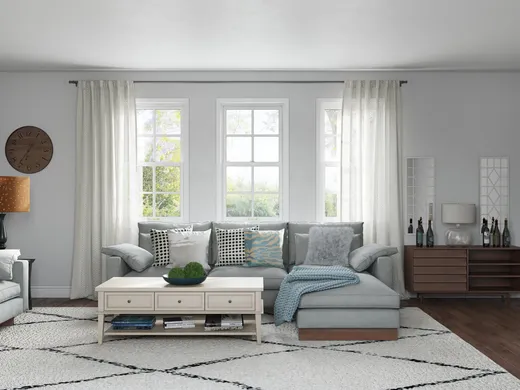 Living Room · Glam designed by Natalie