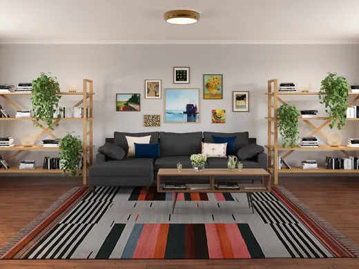 Living Room · Bohemian designed by Justin