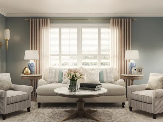 Living Room · Eclectic designed by Allie