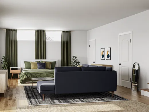 Bedroom designed by B.