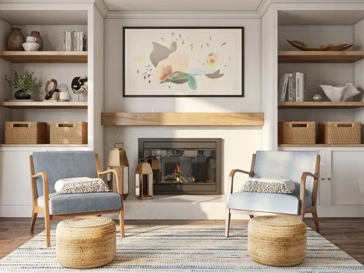 Living Room · Coastal designed by Yoseika