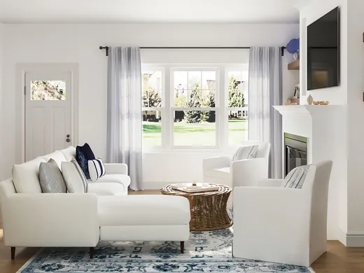 Living Room · Coastal designed by Ellis