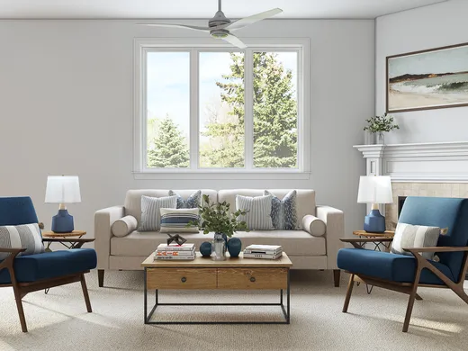 Living Room · Contemporary designed by Freddi
