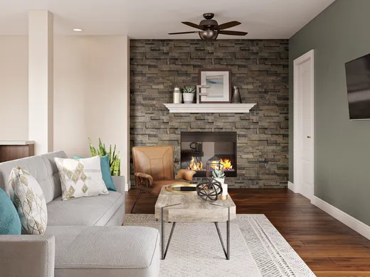 Living Room · Industrial designed by Carly
