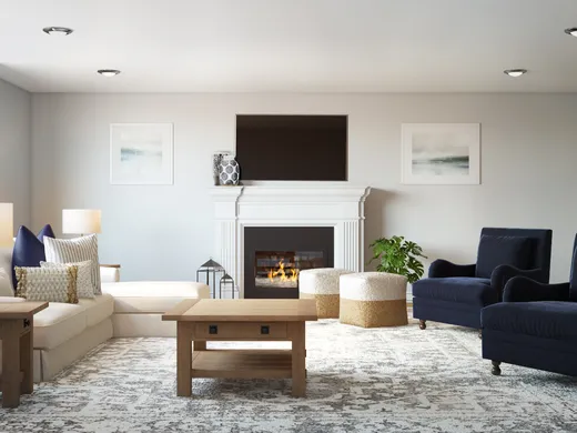 Living Room · Coastal designed by Camille