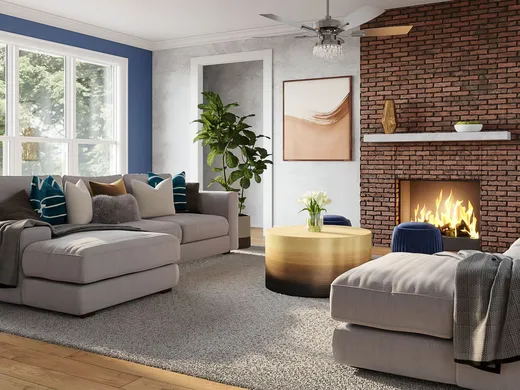 Living Room · Modern designed by Stephanie