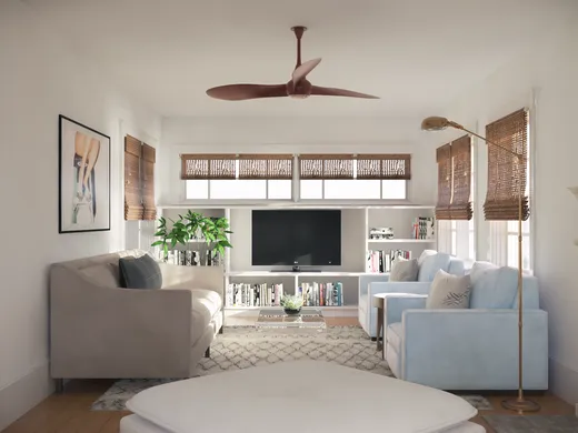 Living Room · Eclectic designed by Kate
