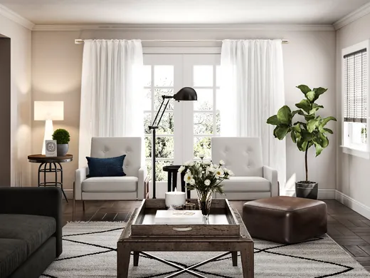 Living Room · Coastal designed by Alexis