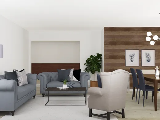 Living Room · Contemporary designed by Karen