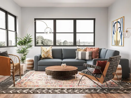 Living Room · Eclectic designed by Jessie