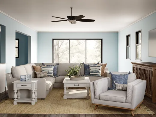 Living Room · Farmhouse designed by Jamie