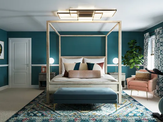 Bedroom · Glam designed by Dani