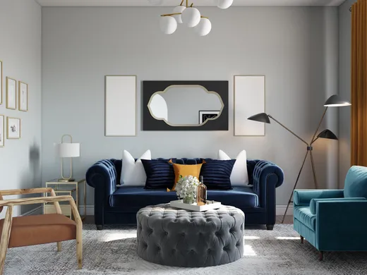 Living Room · Eclectic designed by Brady