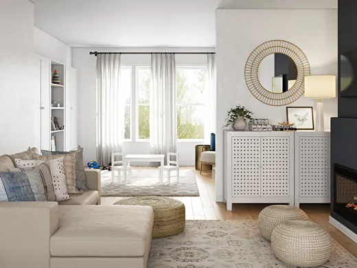 Living Room · Contemporary designed by Sarah