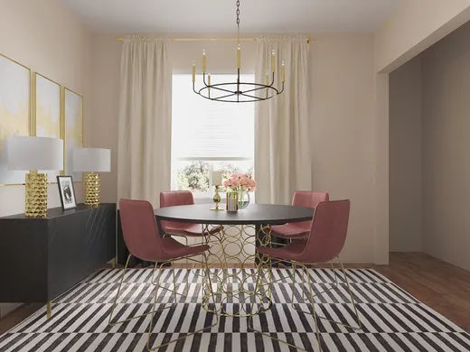 Dining Room · Contemporary designed by Lisa